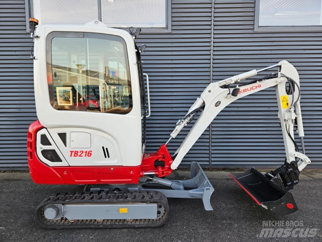 Takeuchi TB 216 Mini ekskavatoriai < 7 t