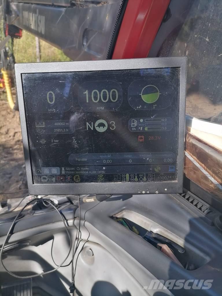 Komatsu 901 Miško technika (Harvesteriai)