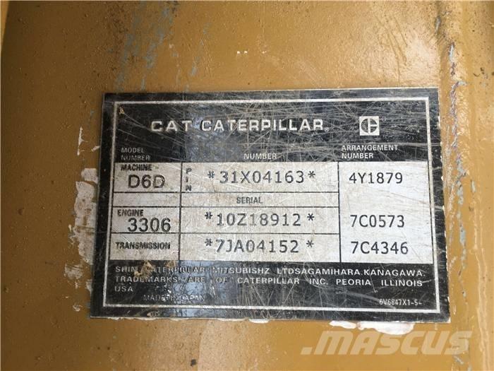 CAT D 6 D Vikšriniai buldozeriai
