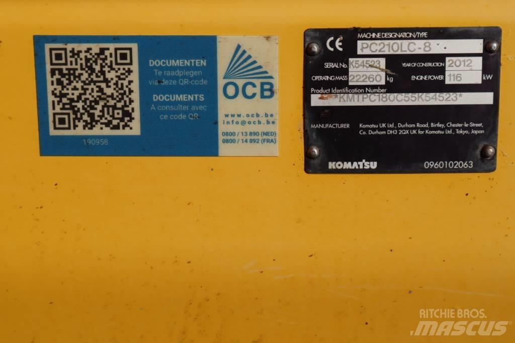 Komatsu PC 210 LC-8 Vikšriniai ekskavatoriai