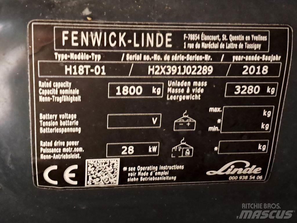 Linde H18T-01 LPG (dujiniai) krautuvai