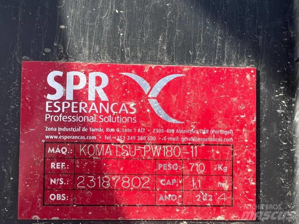 Komatsu PW 180 Ratiniai ekskavatoriai