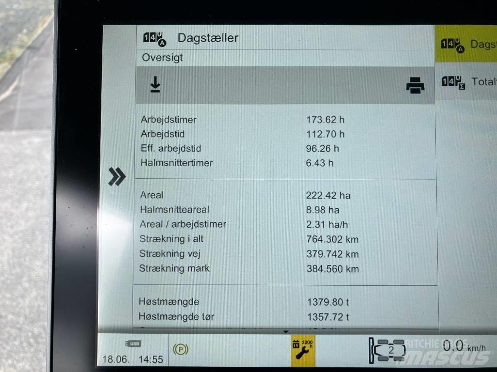 CLAAS LEXION 6600 Derliaus nuėmimo kombainai