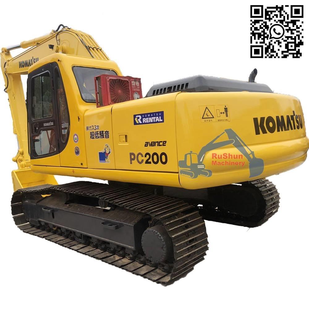Komatsu PC200-6 Vidutinės galios ekskavatoriai 7-12 t