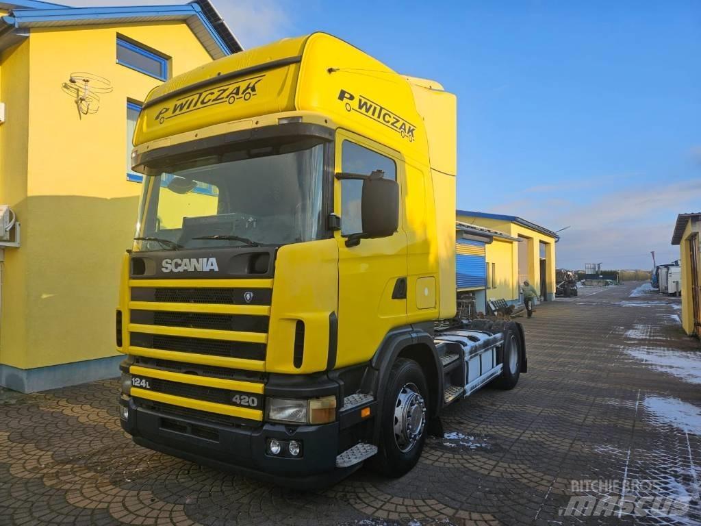 Scania 124 L 420 Naudoti vilkikai