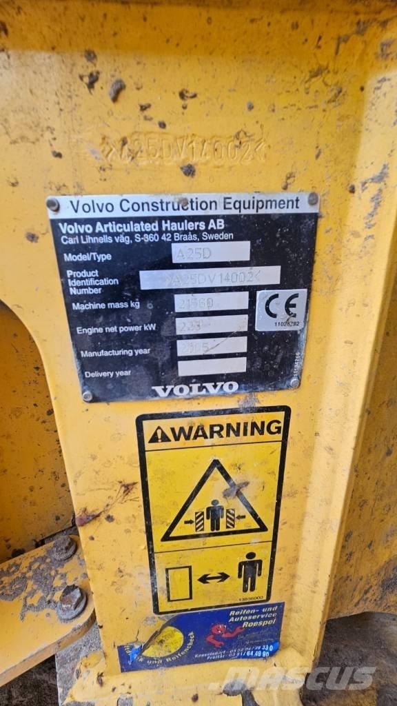 Volvo A 25 D Karjeriniai savivarčiai