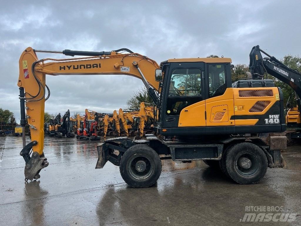 Hyundai HW140 Ratiniai ekskavatoriai