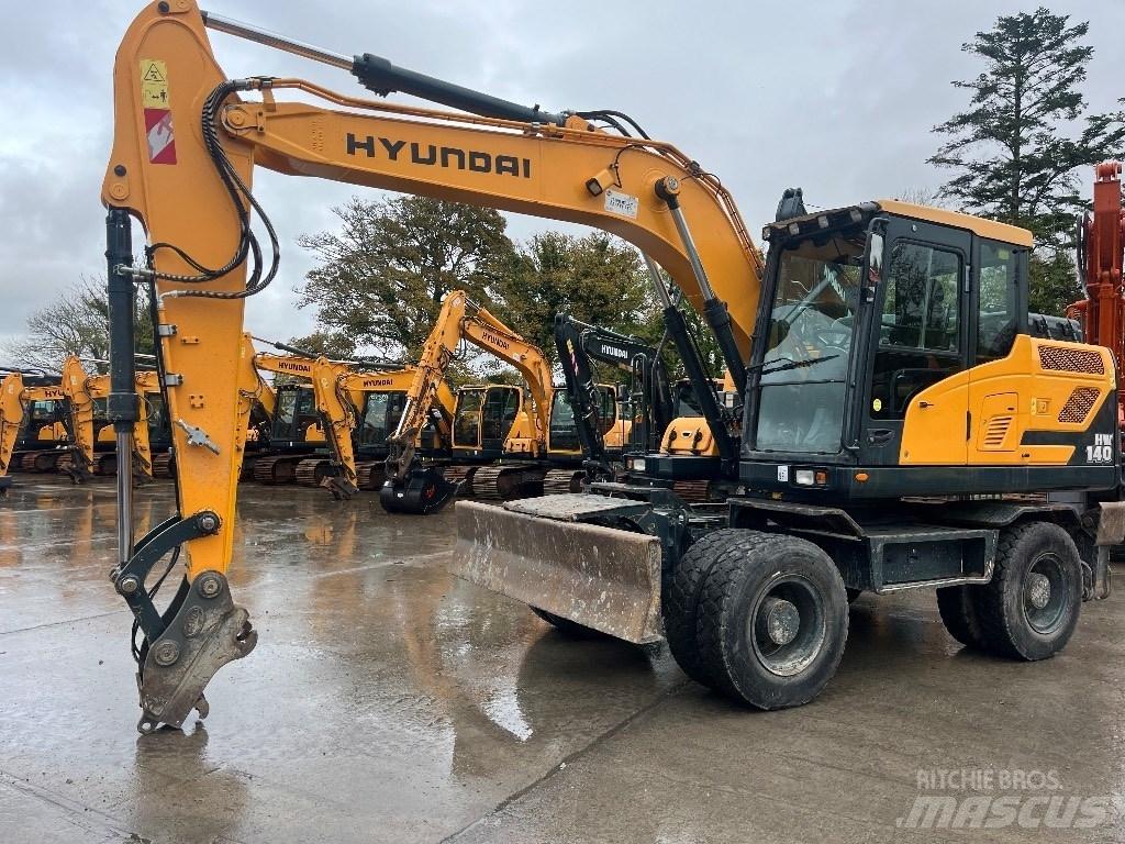 Hyundai HW140 Ratiniai ekskavatoriai