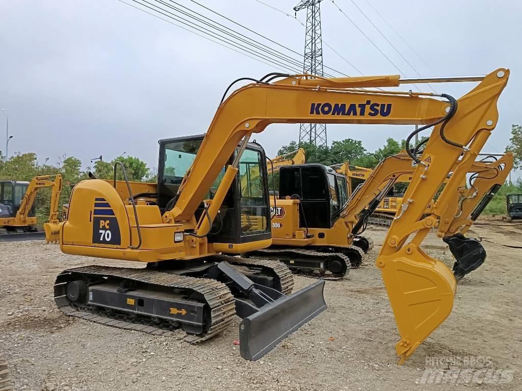 Komatsu PC 70 Vikšriniai ekskavatoriai