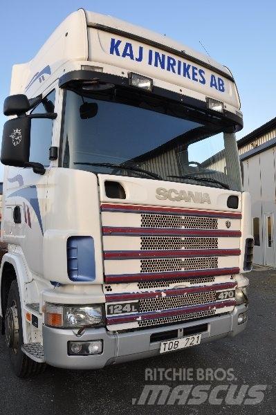 Scania 124 6X2 470 Konteinerių nuožulnaus pakėlimo ant platformos krautuvai