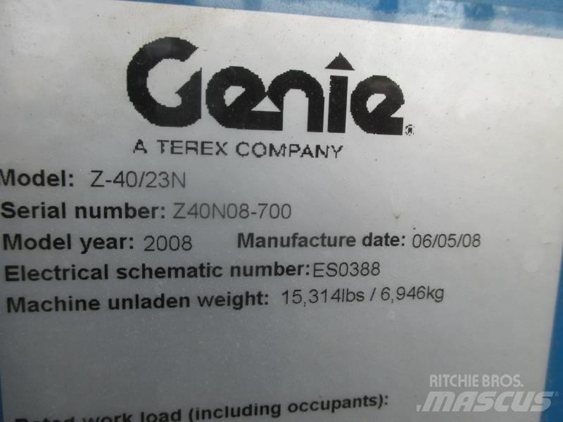 Genie Z 40/23 N Alkūniniai keltuvai