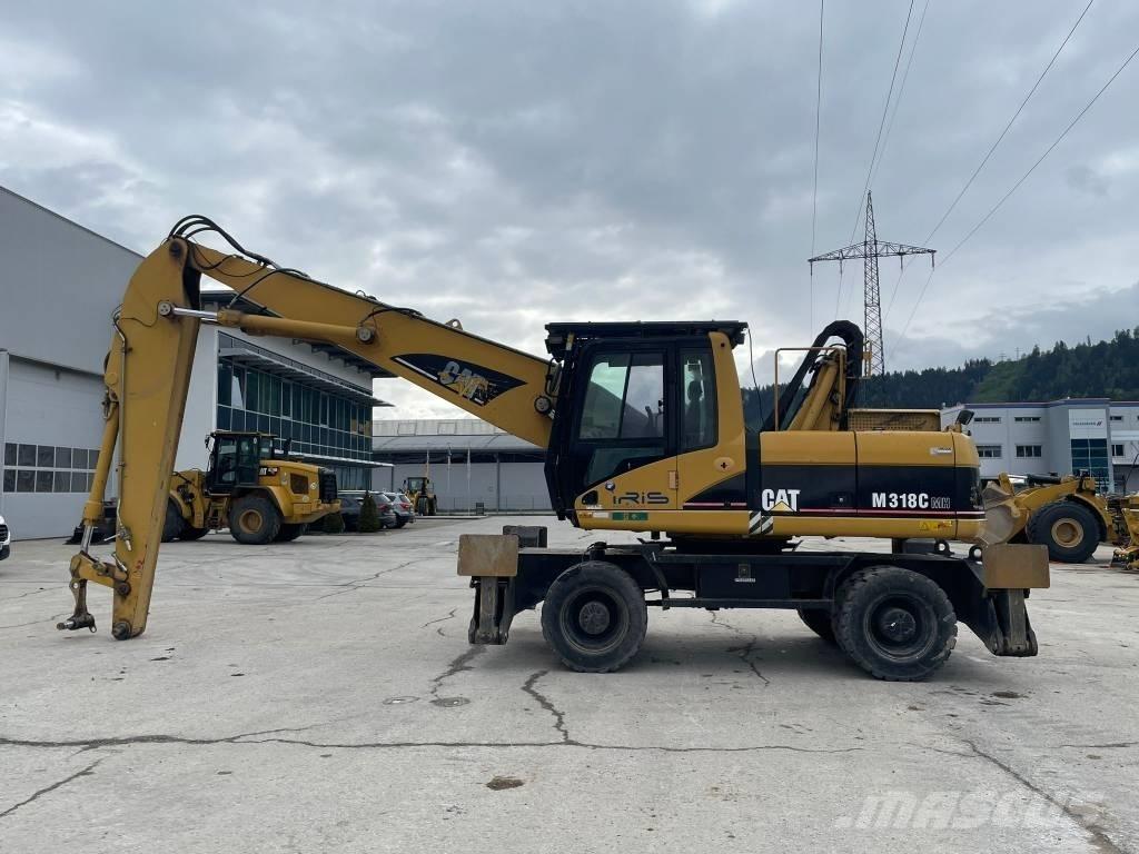 CAT M 318 C MH Atliekų / pramoniniai krautuvai