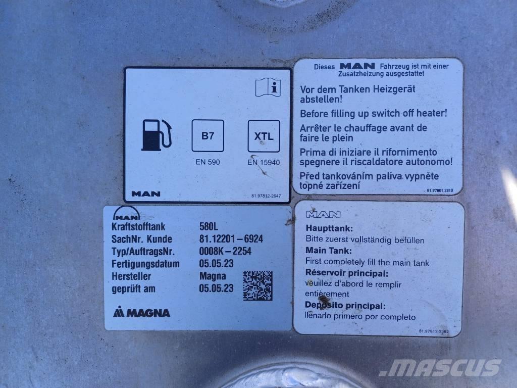 MAN Tank 580 liter Degalų ir priedų talpyklos