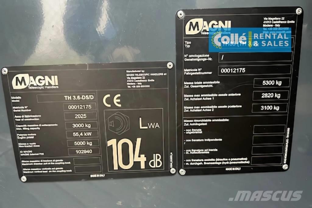 Magni TH 3.6 | 2025 Teleskopiniai krautuvai