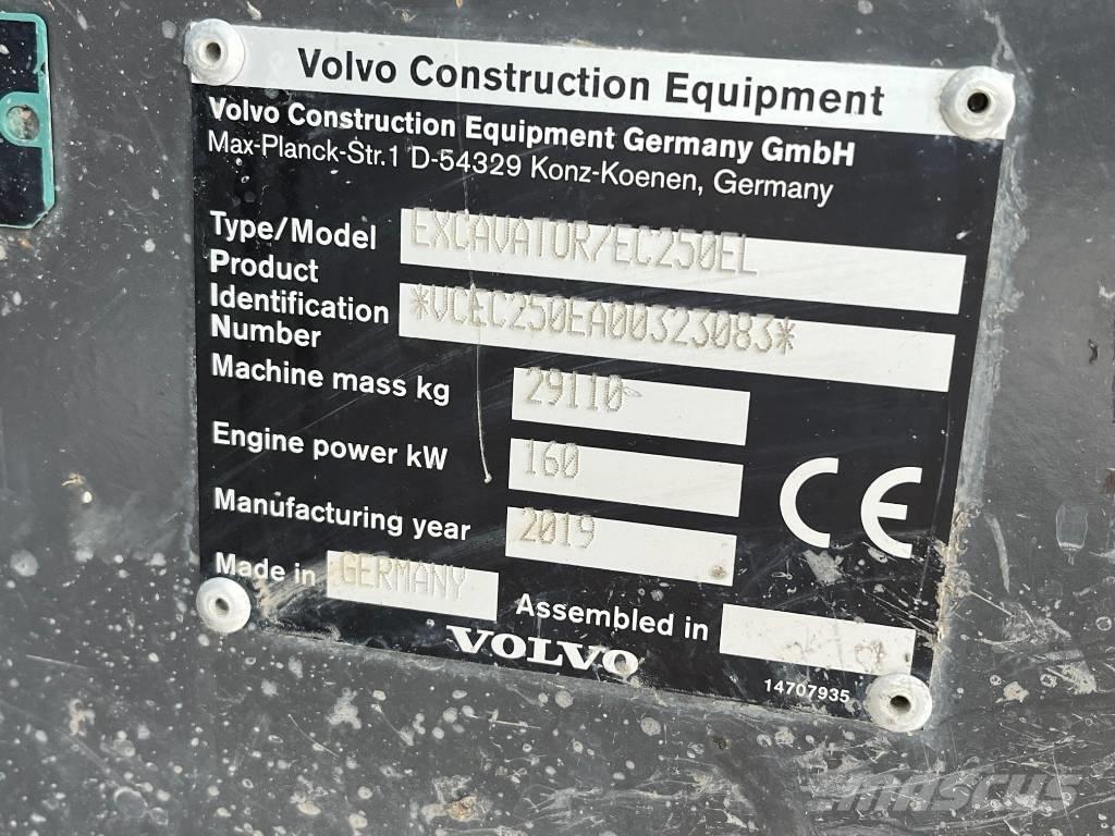 Volvo EC 250 EL Vikšriniai ekskavatoriai
