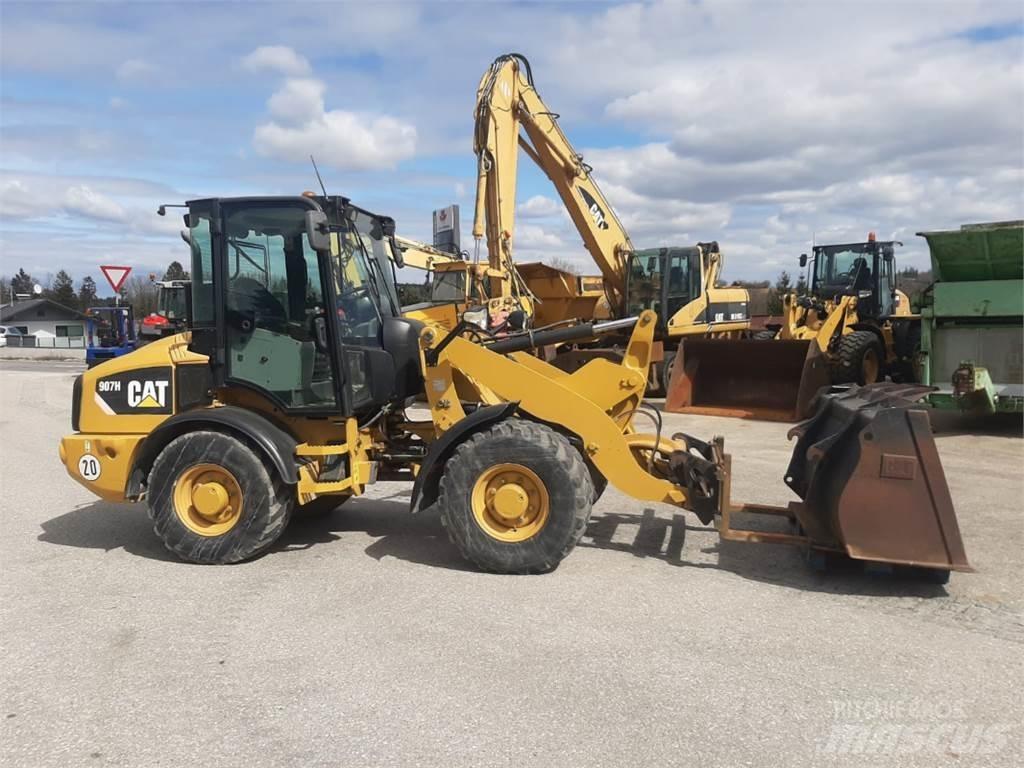 CAT 907H Naudoti ratiniai krautuvai