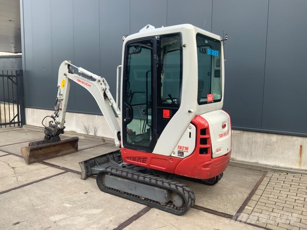 Takeuchi TB 216 Mini ekskavatoriai < 7 t