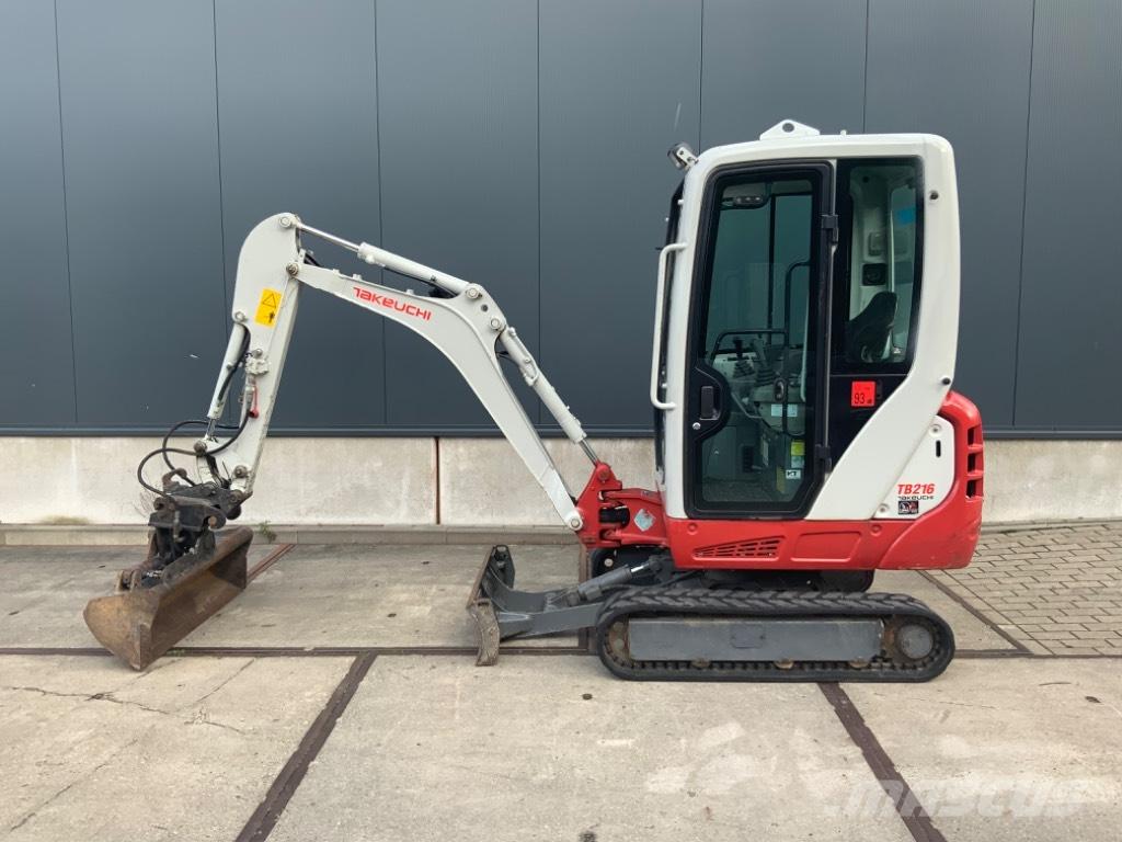 Takeuchi TB 216 Mini ekskavatoriai < 7 t