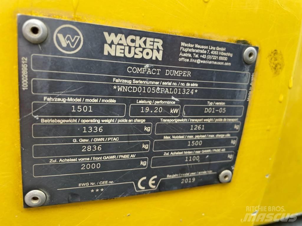 Wacker Neuson 1501 Statybiniai savivarčiai sunkvežimiai