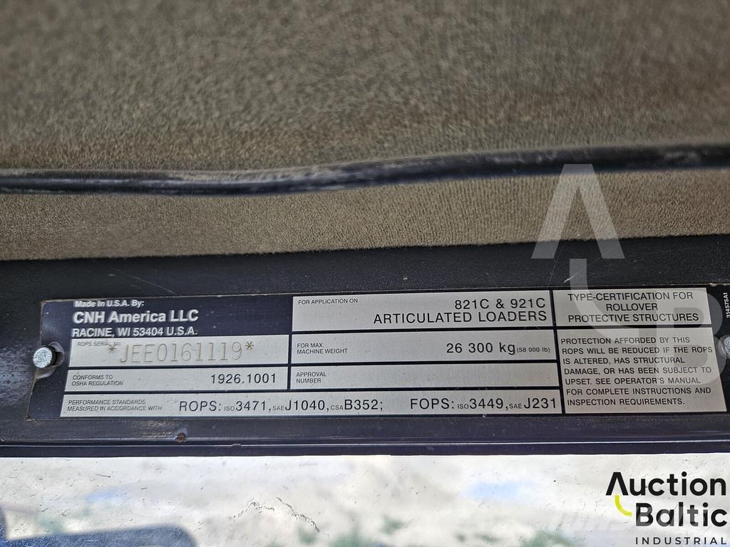 CASE 921C/2 Naudoti ratiniai krautuvai