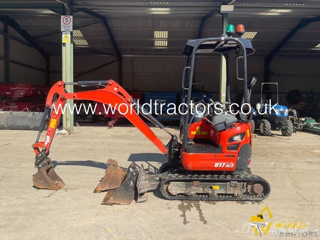 Kubota U 17-3 Mini ekskavatoriai < 7 t