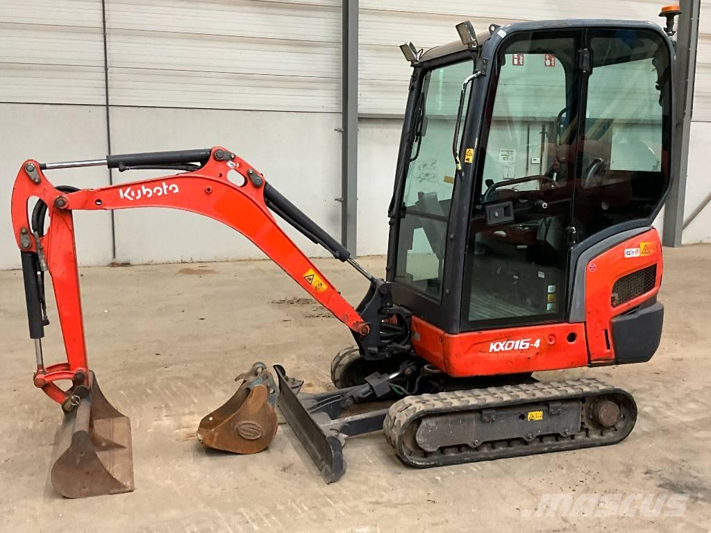 Kubota KX 016-4 Mini ekskavatoriai < 7 t