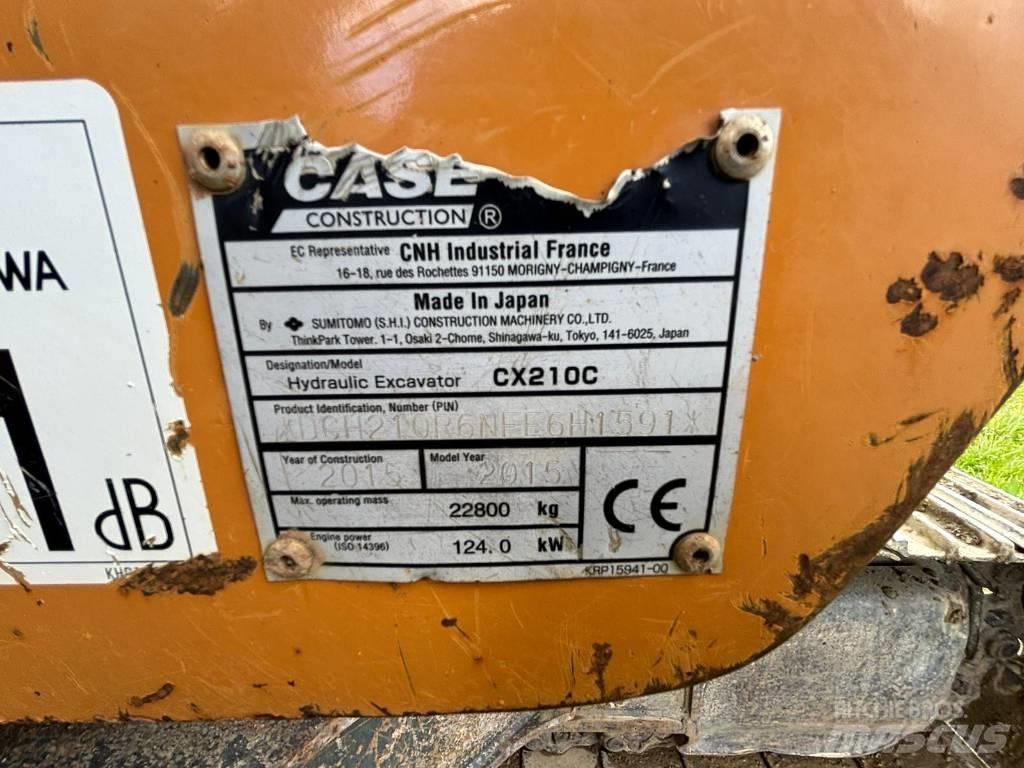 CASE CX 210 C Vikšriniai ekskavatoriai