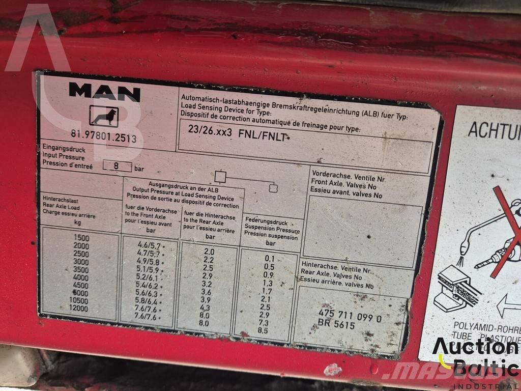 MAN 26.403 Savivarčių priekabų vilkikai