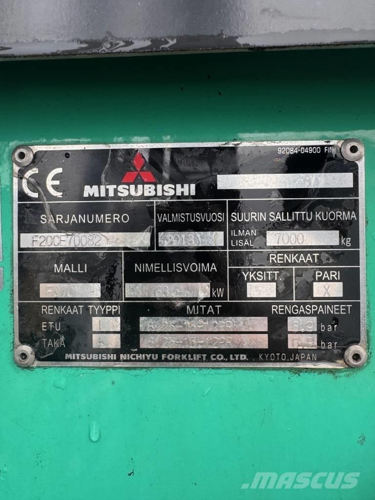 Mitsubishi FD 70 Dyzeliniai krautuvai