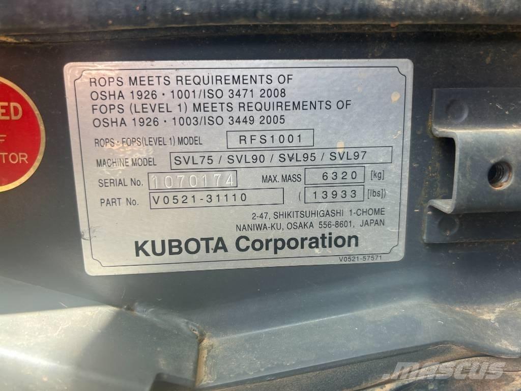 Kubota SVL 75-2 Krautuvai su šoniniu pasukimu