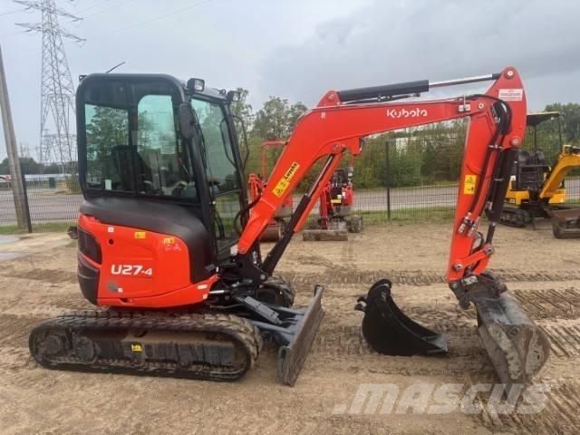 Kubota U 27-4 Mini ekskavatoriai < 7 t