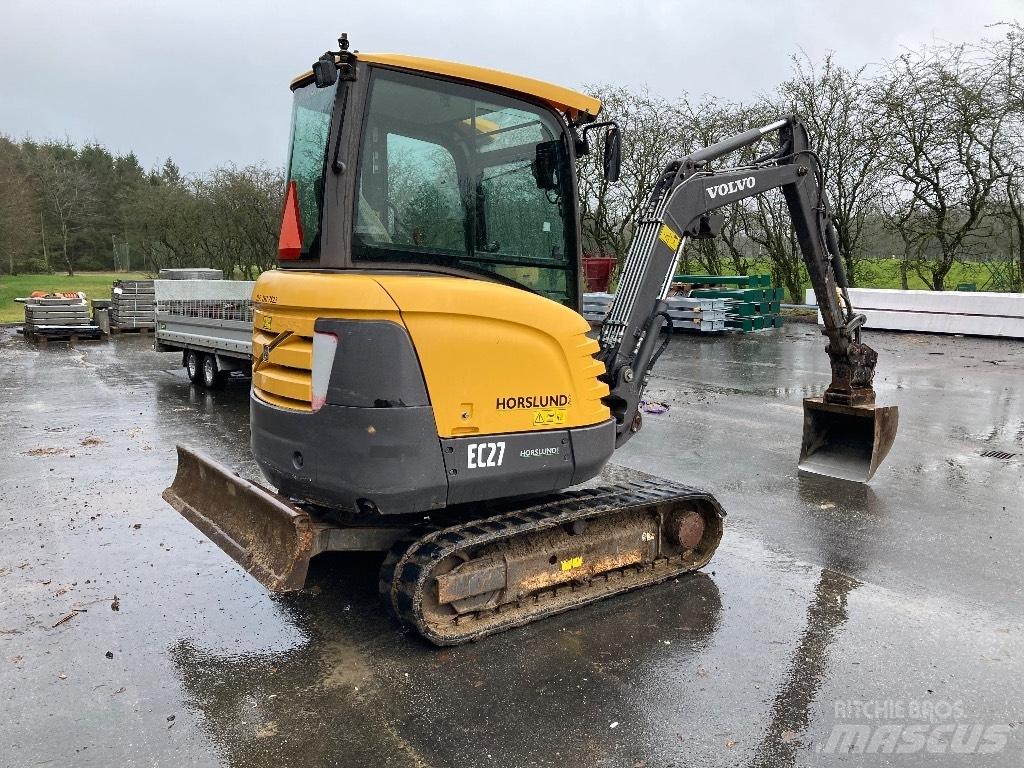 Volvo Ec27 Mini ekskavatoriai < 7 t