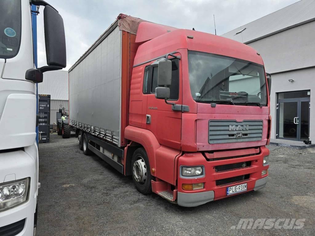 MAN TGA 26.410 Priekabos su tentu