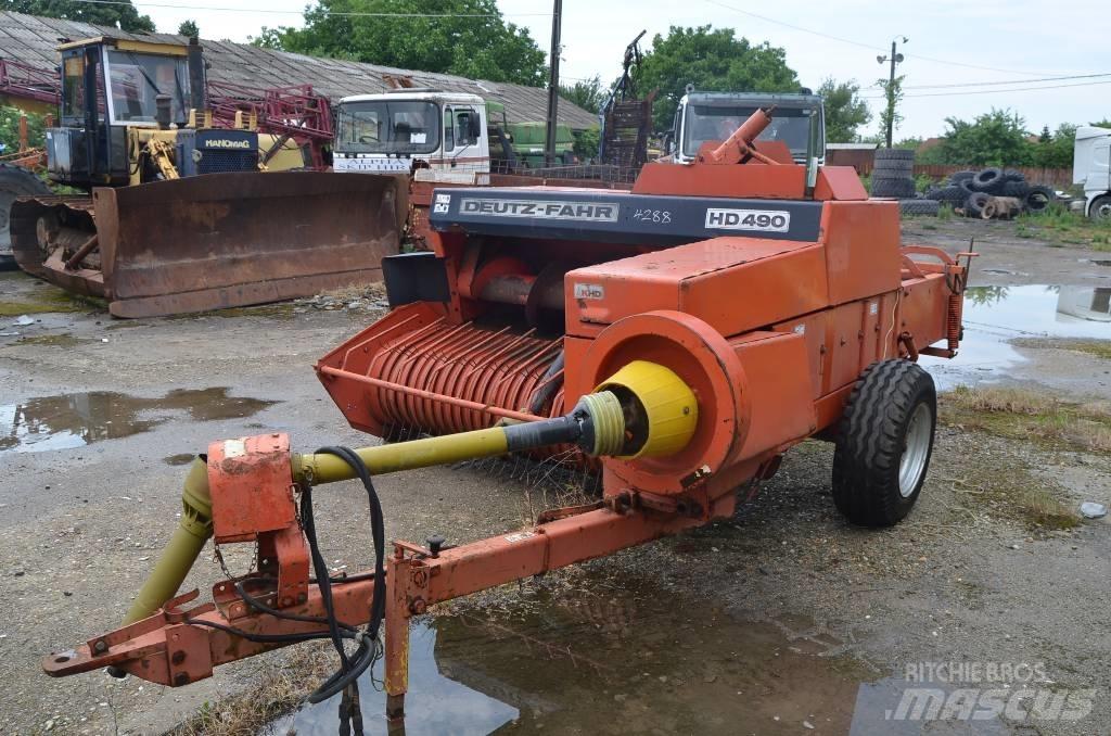 Deutz-Fahr HD490 Stačiakampių ryšulių presai