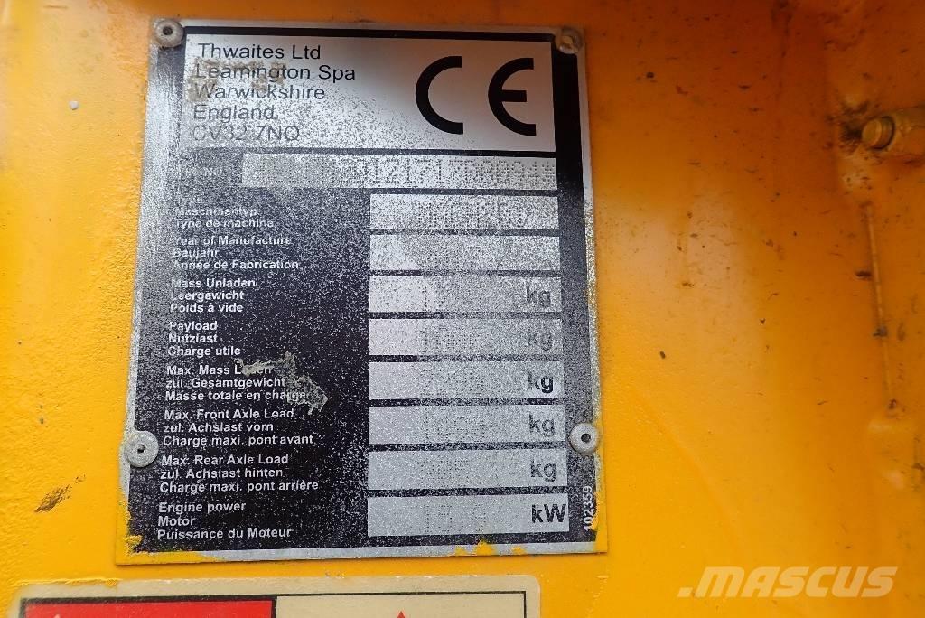 Thwaites Mach 201 Statybiniai savivarčiai sunkvežimiai