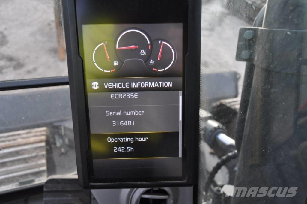Volvo ECR 235 EL Vikšriniai ekskavatoriai