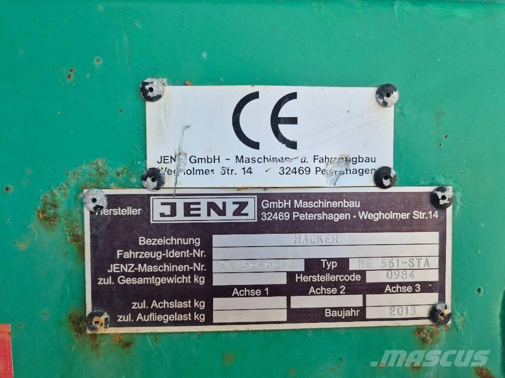 JENZ HE561STA Medienos smulkintuvai