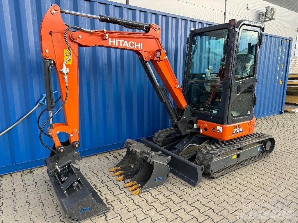 Hitachi ZX 26 U-6 Mini ekskavatoriai < 7 t