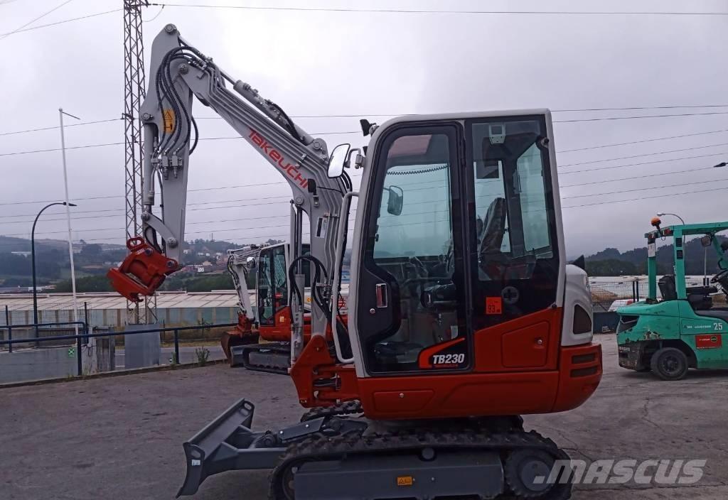 Takeuchi TB 230 Mini ekskavatoriai < 7 t