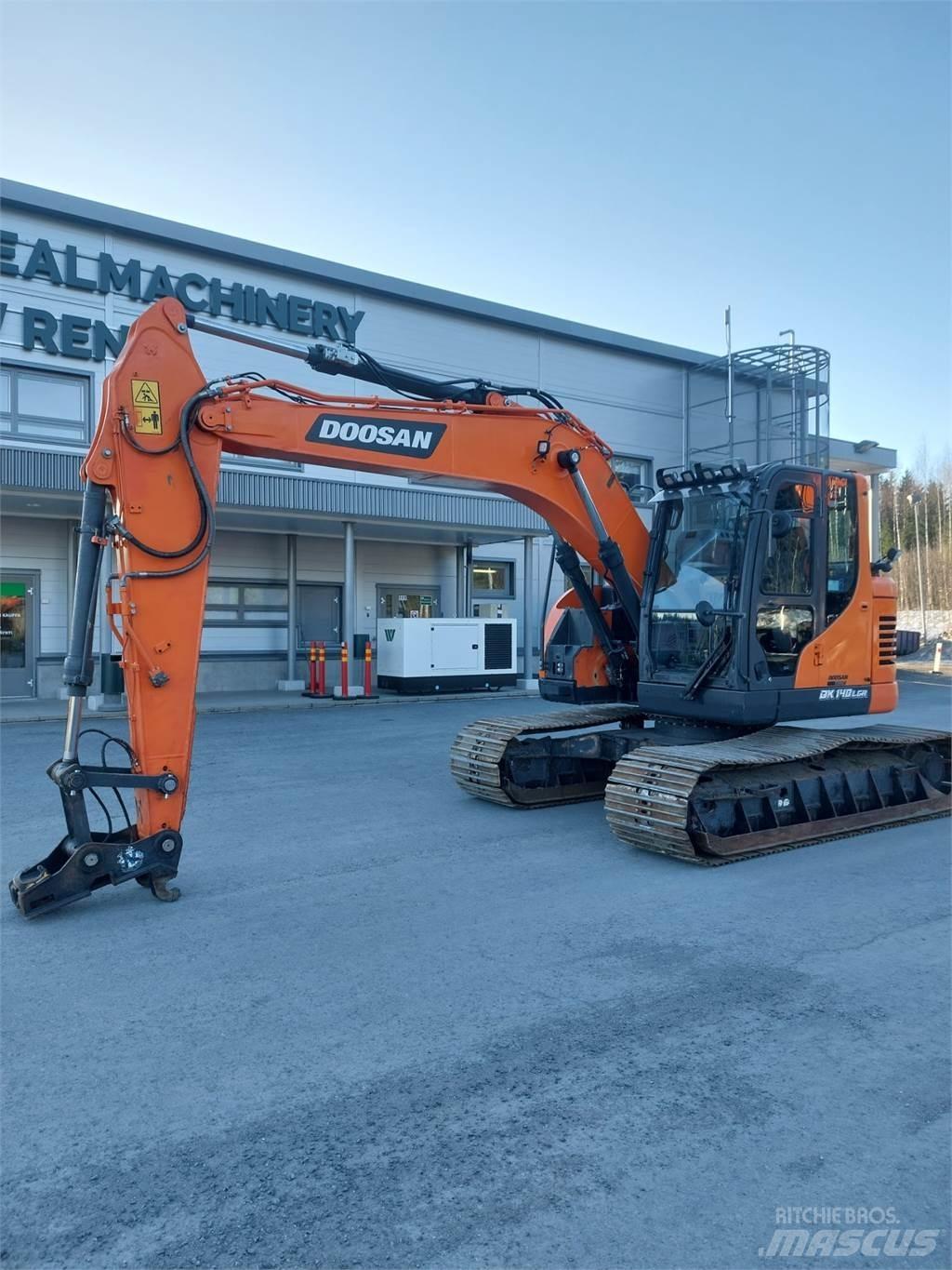 Doosan DX 140LCR 7 Vikšriniai ekskavatoriai