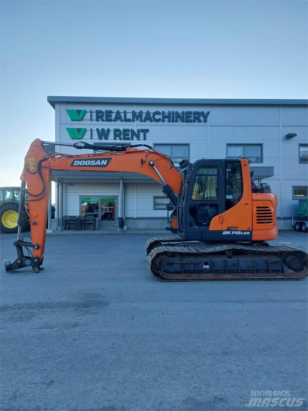 Doosan DX 140LCR 7 Vikšriniai ekskavatoriai