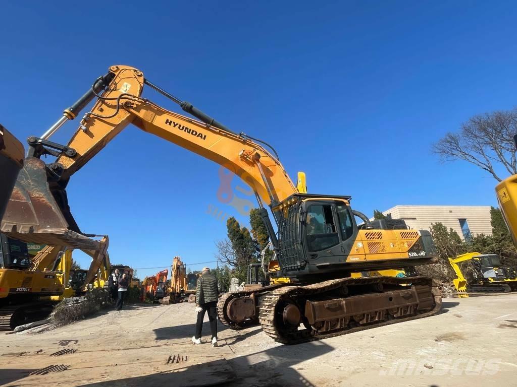 Hyundai Robex 520 VS Vikšriniai ekskavatoriai