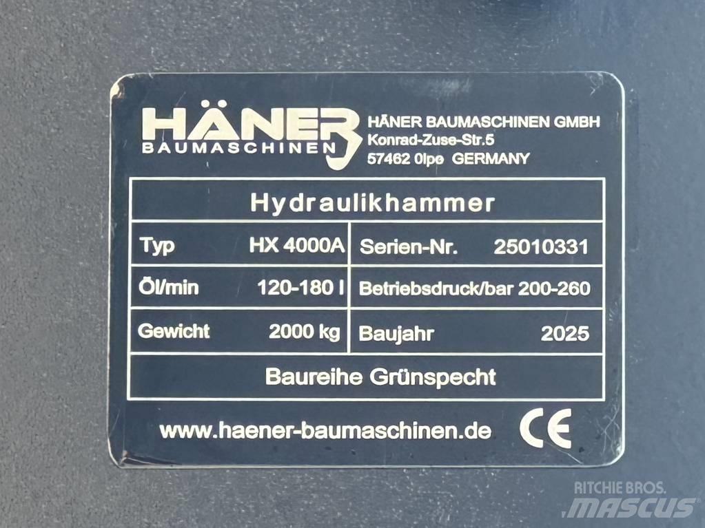  Haner HX 4000A Hidrauliniai kūjai / Trupintuvai