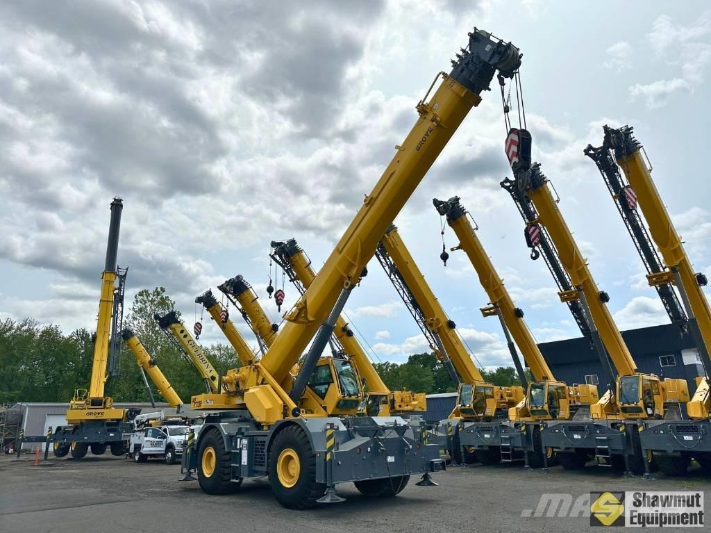 Grove GRT 765 Neapdoroto reljefo kranai