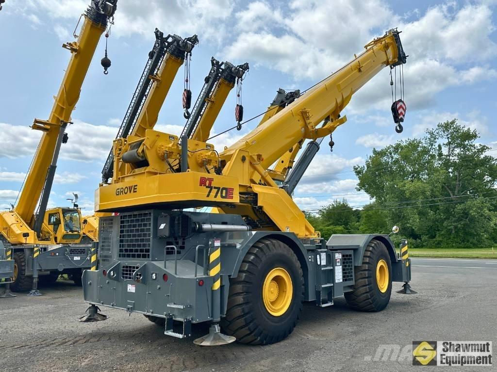 Grove GRT 765 Neapdoroto reljefo kranai
