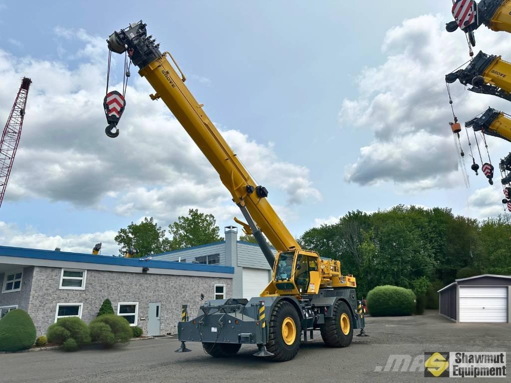 Grove GRT 765 Neapdoroto reljefo kranai