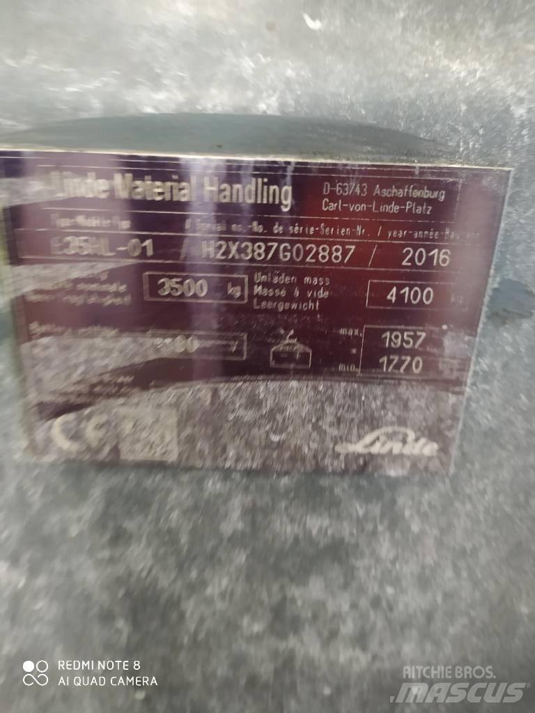 Linde E 35 HL Elektriniai šakiniai krautuvai