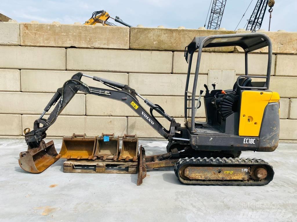 Volvo EC 18 C Mini ekskavatoriai < 7 t