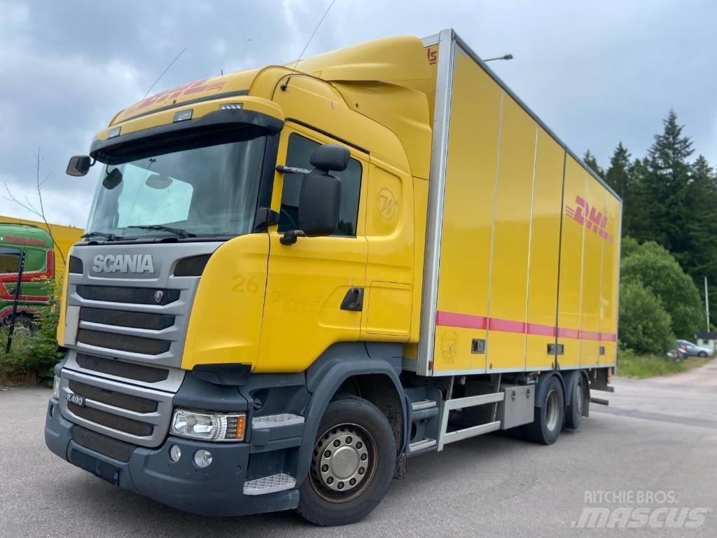 Scania R 490 LB Sunkvežimiai su dengtu kėbulu