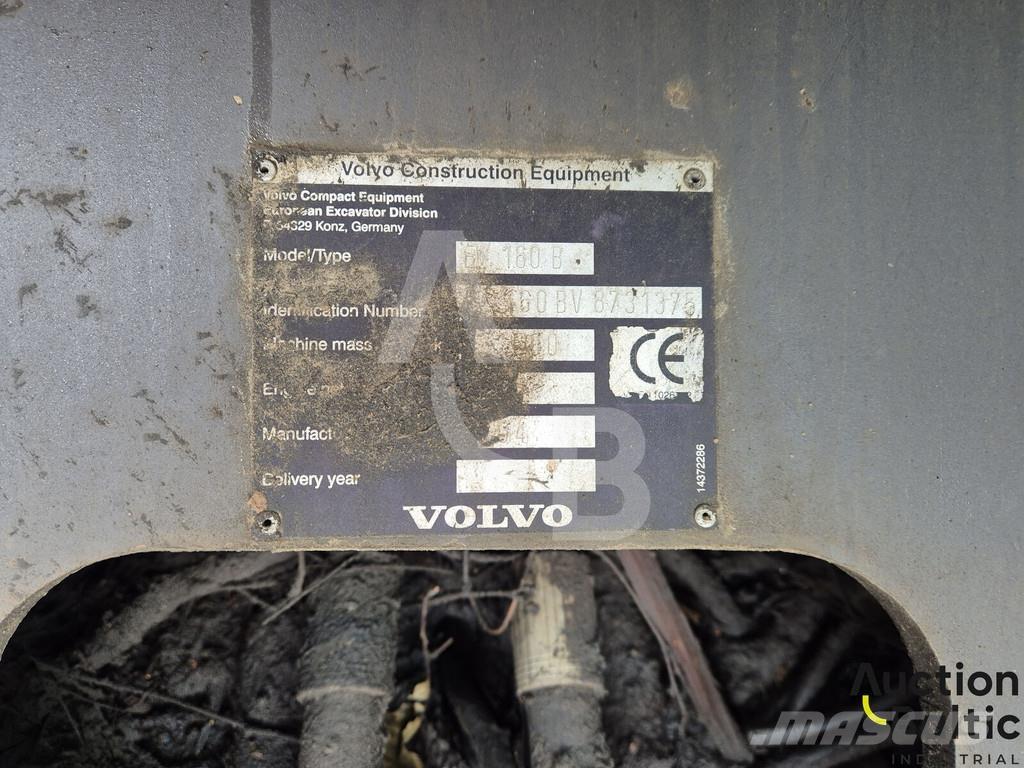 Volvo EW 160 B Ratiniai ekskavatoriai
